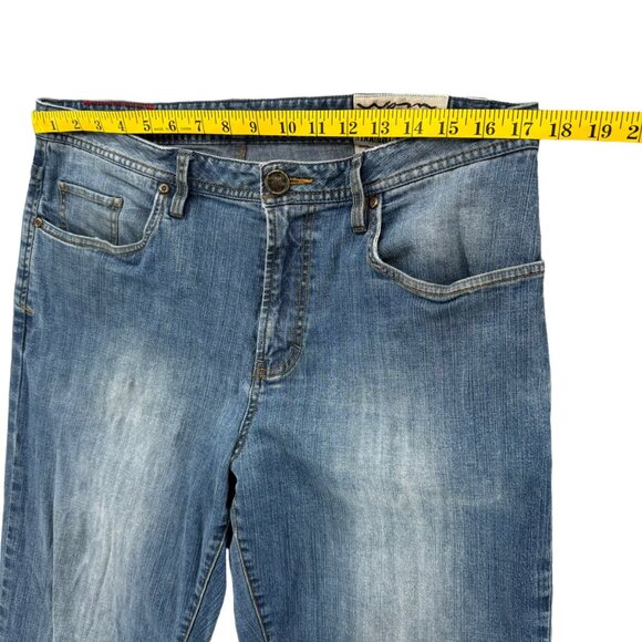 Well Worn Straight Fit Jeans Mens Blue M052-144M Cotton Denim Size 36x32 - Picture 10 of 13